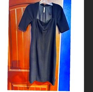 Prada black crepe dress